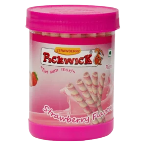 Strawberry Wafer Rolls 300gms Jar