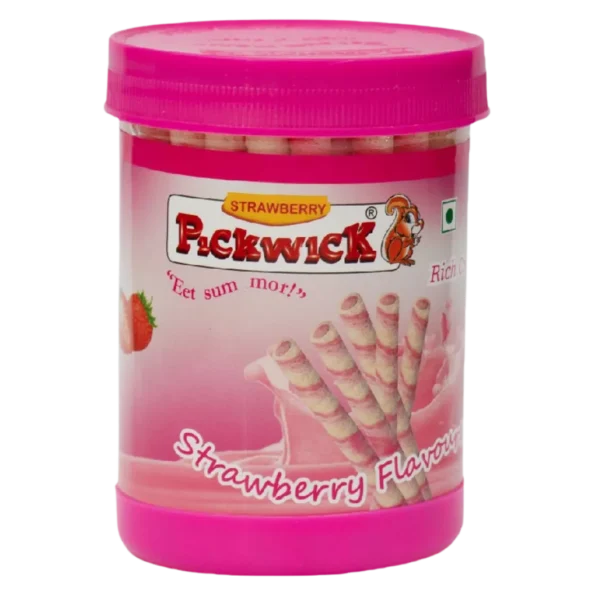 Strawberry Wafer Rolls 300gms Jar