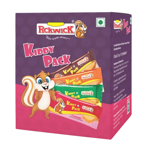 Kiddy Pack Chocolate Flavored Wafer Biscuits (18pcs x 22gm)