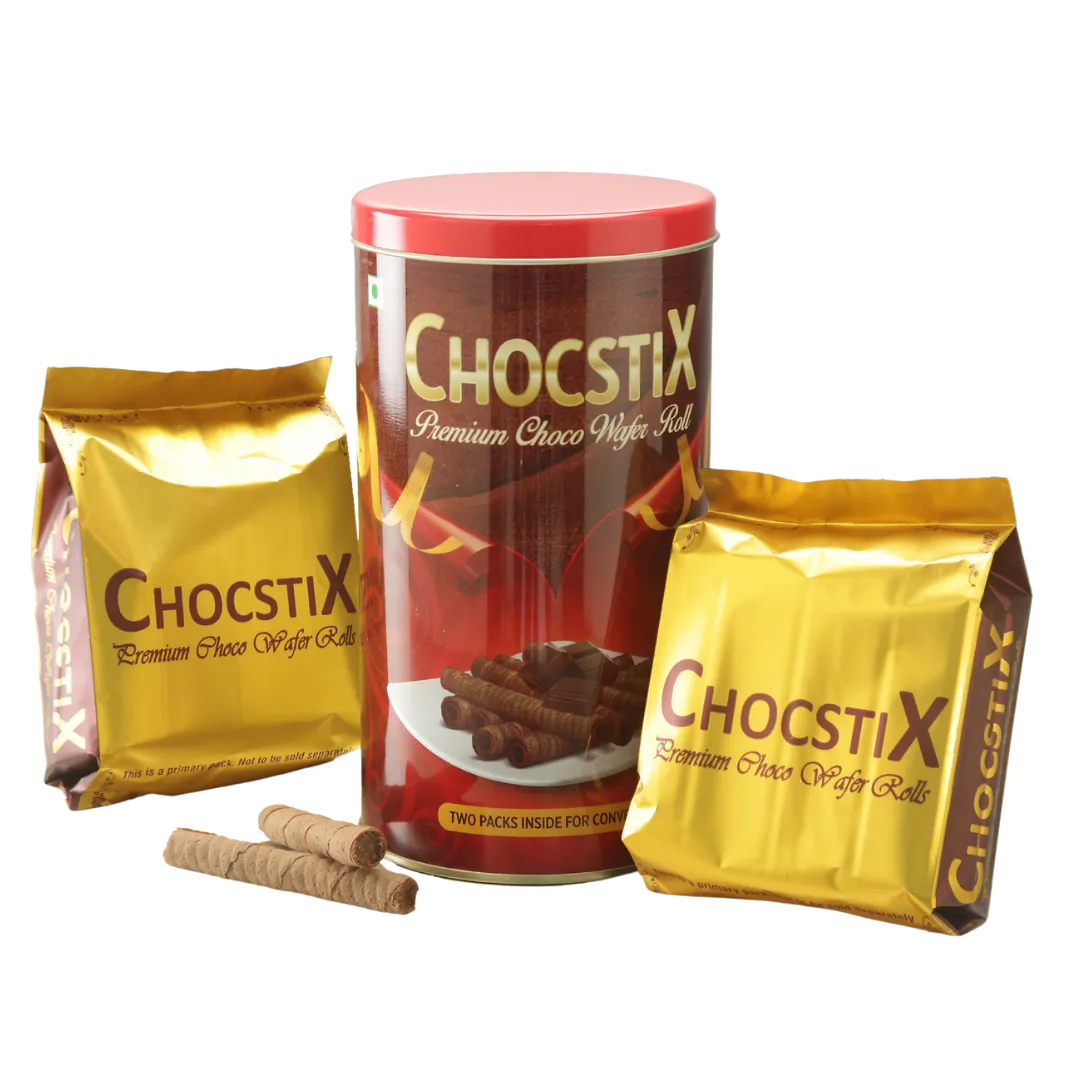 Chocstix Premium Choco Wafer Roll Tin