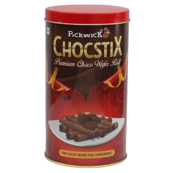 Chocstix Wafer Roll, Premium Chocolate Flavoured 300gm Tin