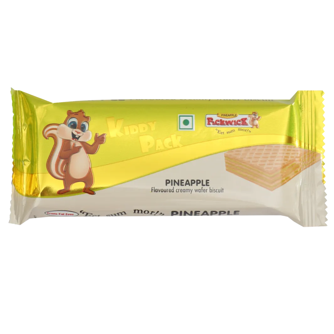 Kiddy Pack Pineapple Flavored Wafer Biscuits (18pcs x 22gm)