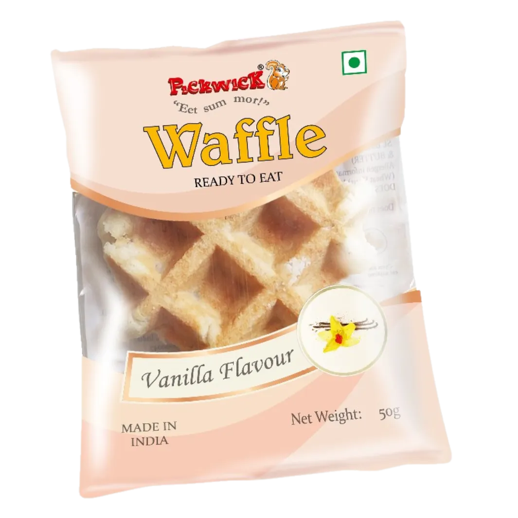 Vanilla Flavoured Waffles (10pcs x 50gms)