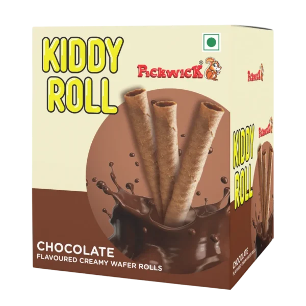 Kiddy Roll Chocolate Flavoured Creamy Wafer Rolls (24pcs x 10gm)