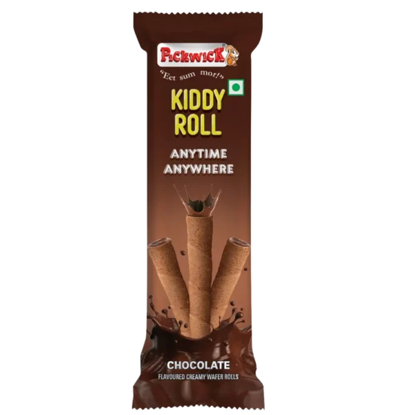 Kiddy Roll Chocolate Flavoured Creamy Wafer Rolls (24pcs x 10gm)