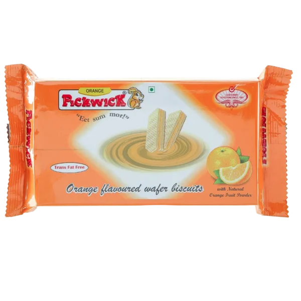 Orange Flavoured Wafer Biscuits - 60gms