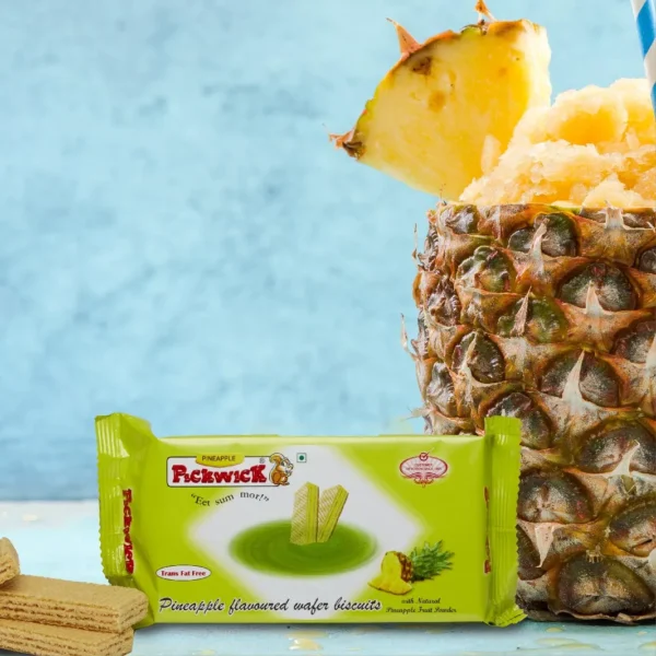 Pineapple Flavoured Wafer Biscuits - 60gms