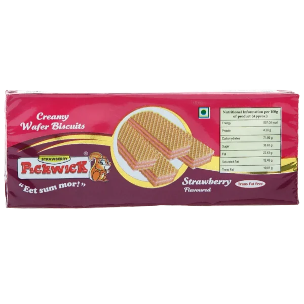 Strawberry Flavoured Wafer Biscuits - 150gms