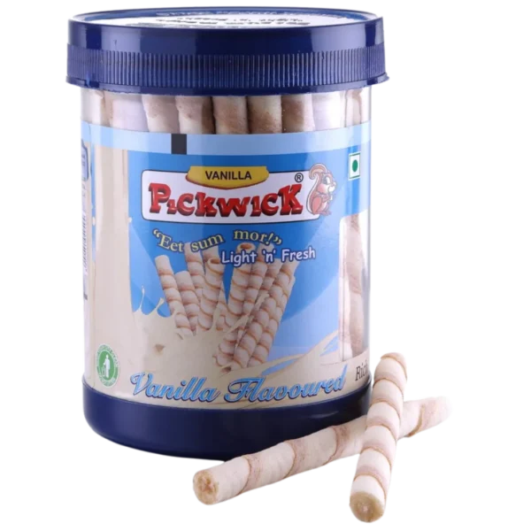 Vanilla Wafer Rolls 300gms Jar