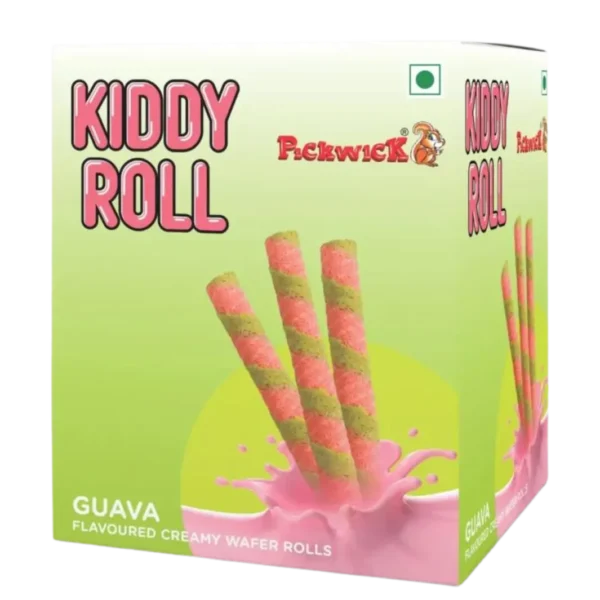 Kiddy Roll Guava Flavoured Creamy Wafer Rolls (24pcs x 10gm)